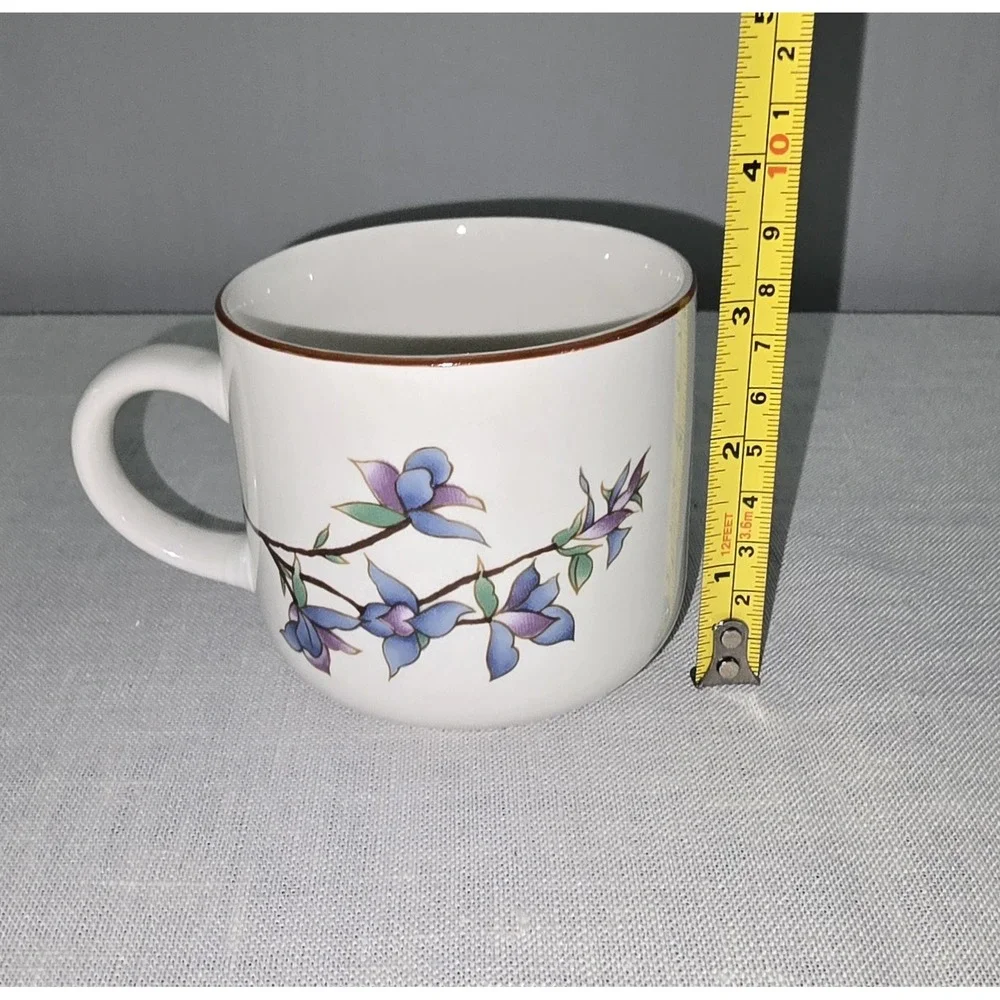 Citation Woodhill Pattern Flat Cup Stoneware China Floral Flower Tableware Mug